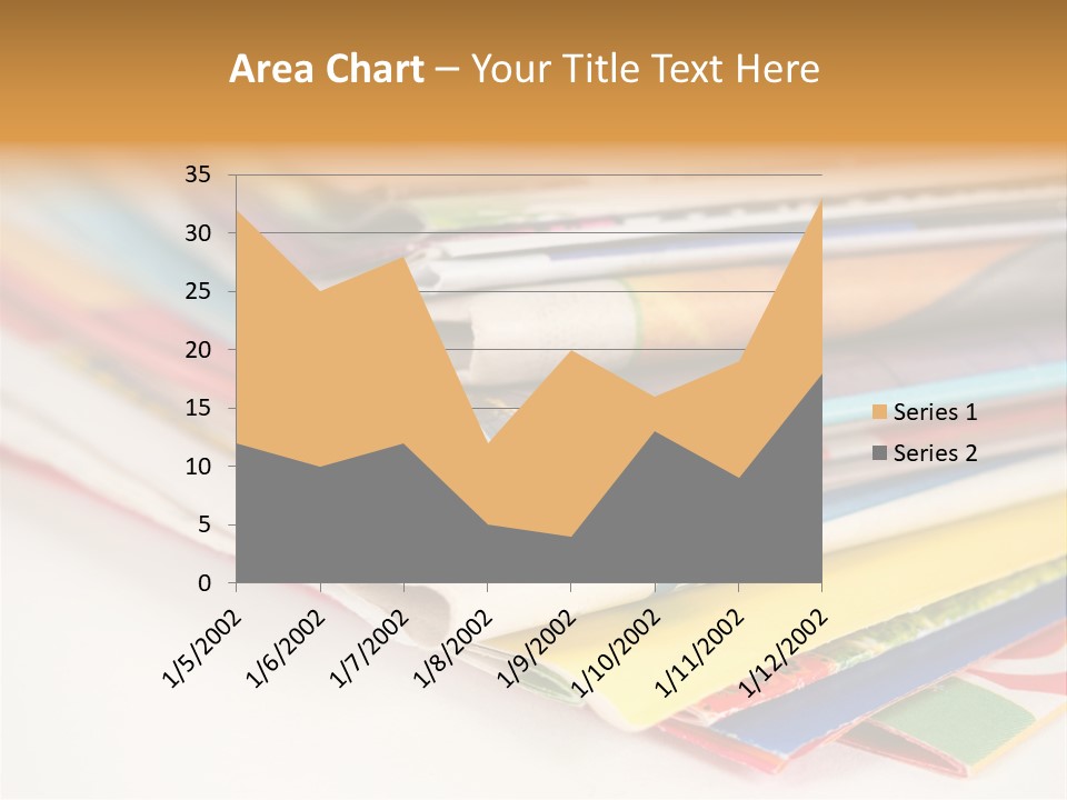 A Stack Of Newspapers Sitting On Top Of Each Other PowerPoint Template