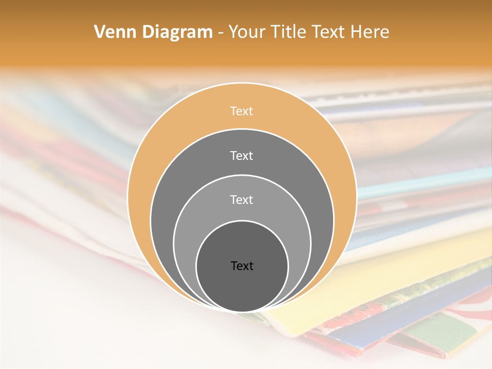 A Stack Of Newspapers Sitting On Top Of Each Other PowerPoint Template