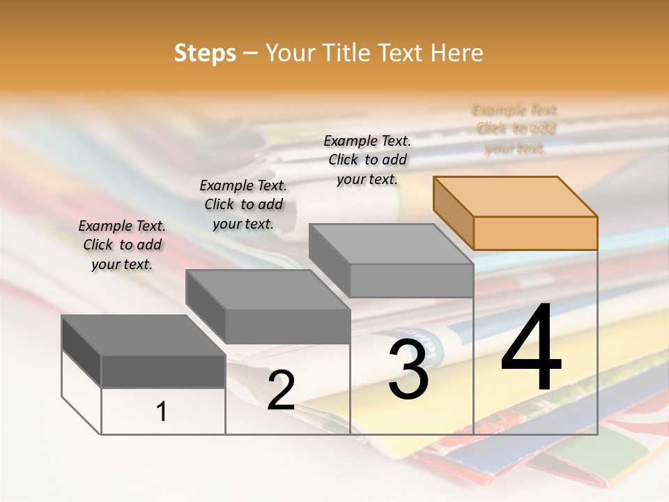 A Stack Of Newspapers Sitting On Top Of Each Other PowerPoint Template