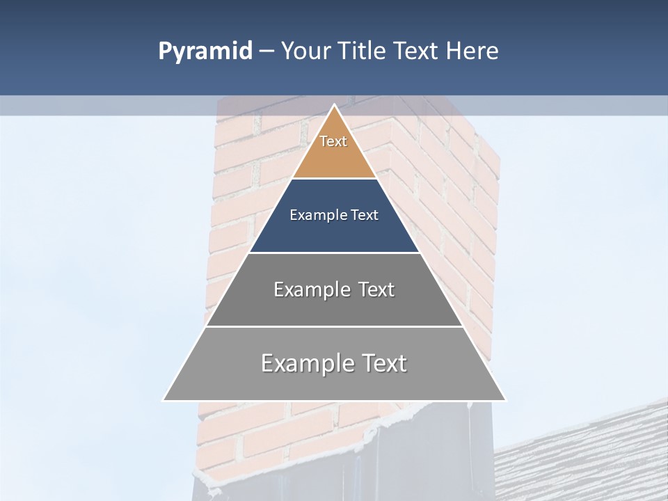 A Chimney On Top Of A Roof With A Sky Background PowerPoint Template