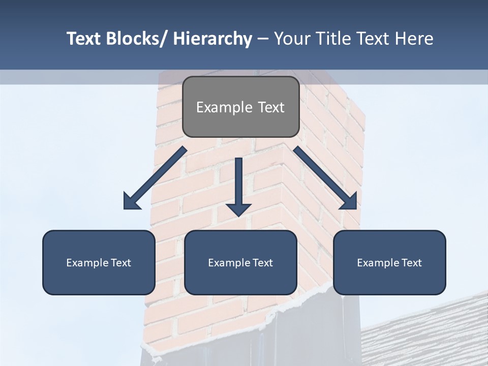 A Chimney On Top Of A Roof With A Sky Background PowerPoint Template