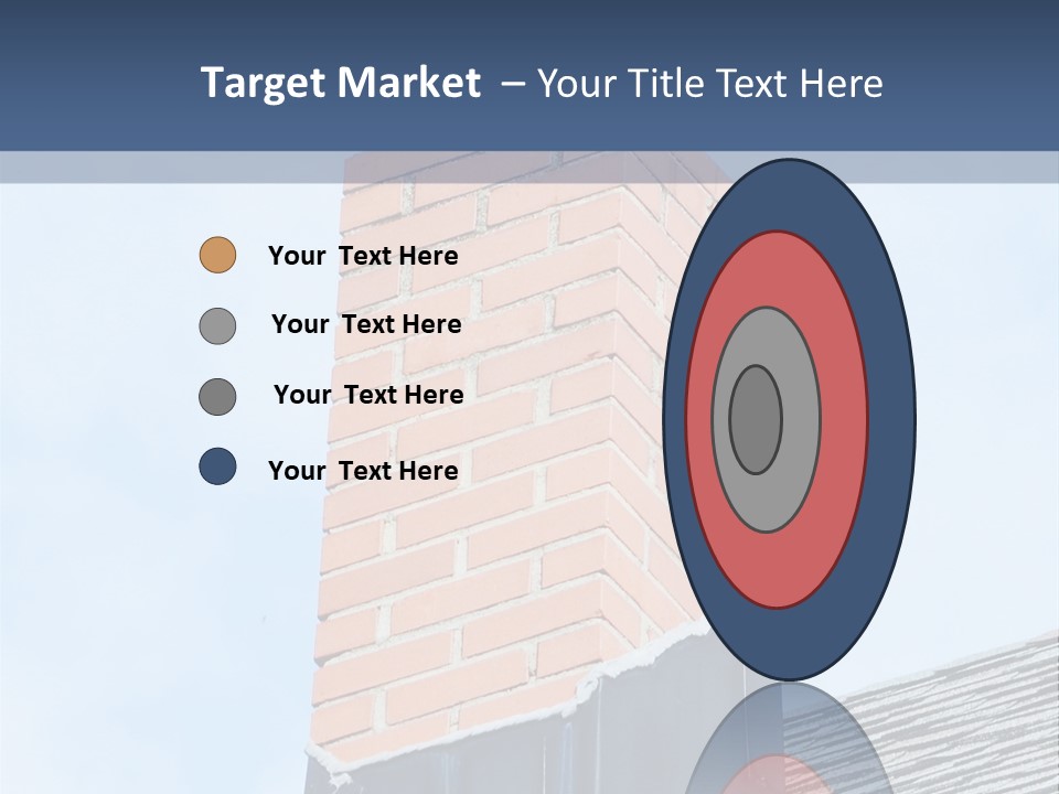 A Chimney On Top Of A Roof With A Sky Background PowerPoint Template