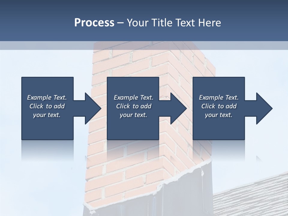 A Chimney On Top Of A Roof With A Sky Background PowerPoint Template