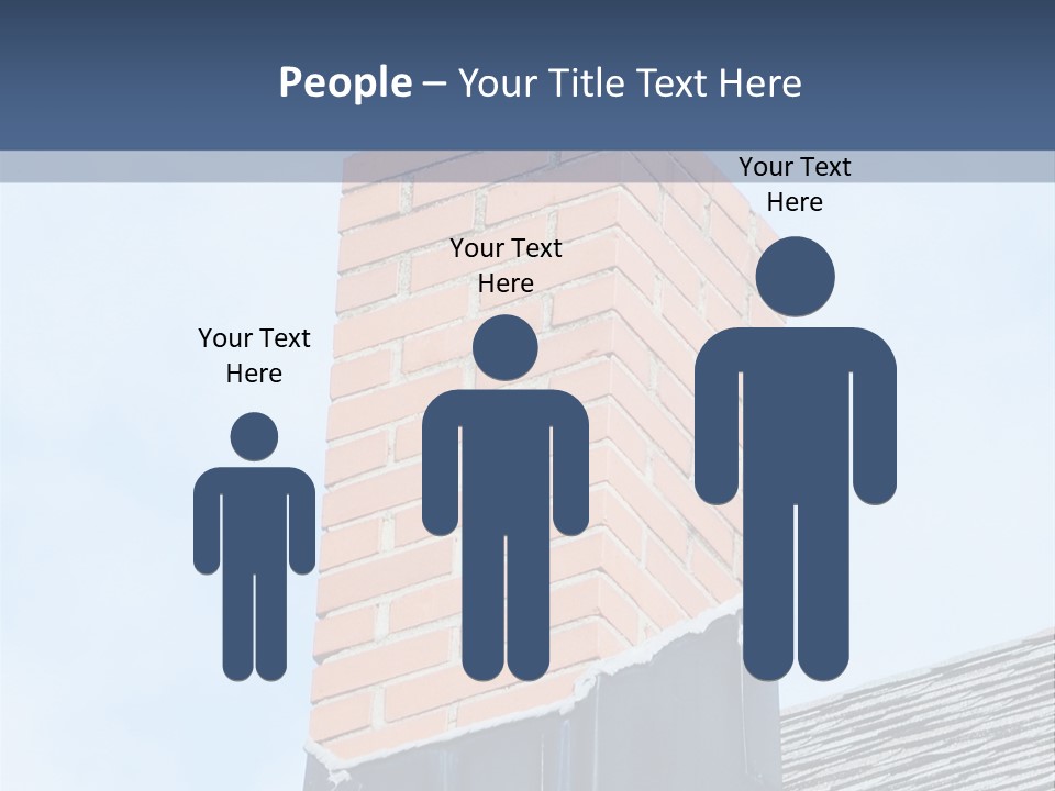 A Chimney On Top Of A Roof With A Sky Background PowerPoint Template