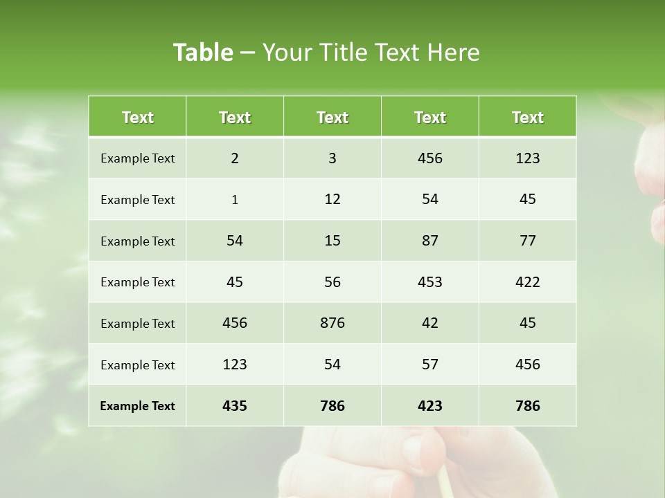 A Woman Blowing A Dandelion Powerpoint Presentation PowerPoint Template