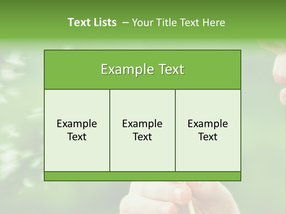 A Woman Blowing A Dandelion Powerpoint Presentation PowerPoint Template