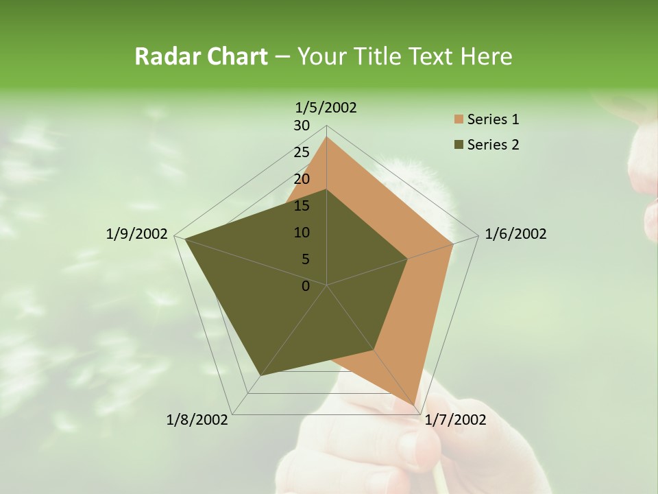 A Woman Blowing A Dandelion Powerpoint Presentation PowerPoint Template