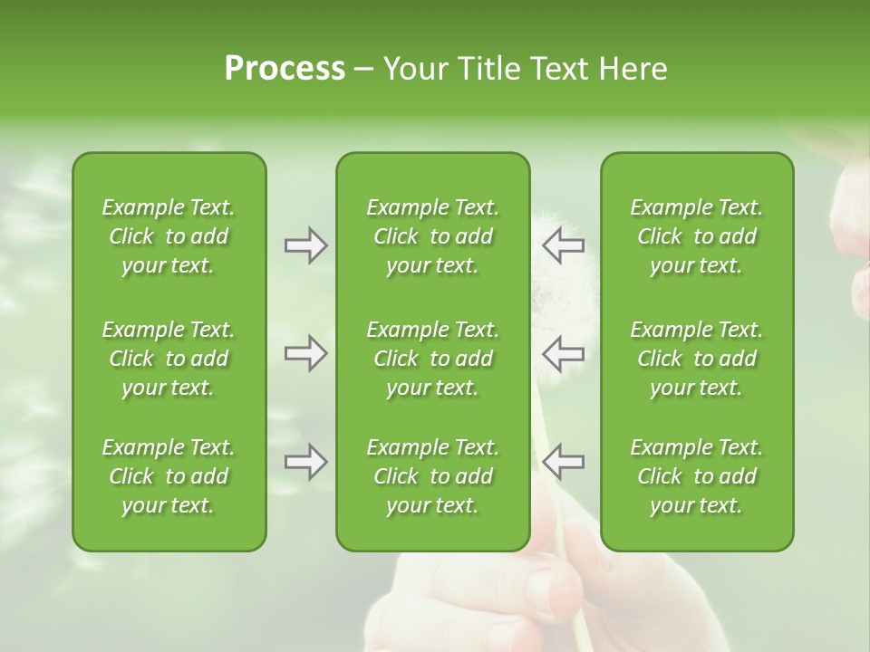 A Woman Blowing A Dandelion Powerpoint Presentation PowerPoint Template