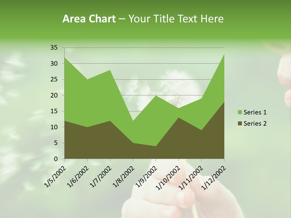 A Woman Blowing A Dandelion Powerpoint Presentation PowerPoint Template