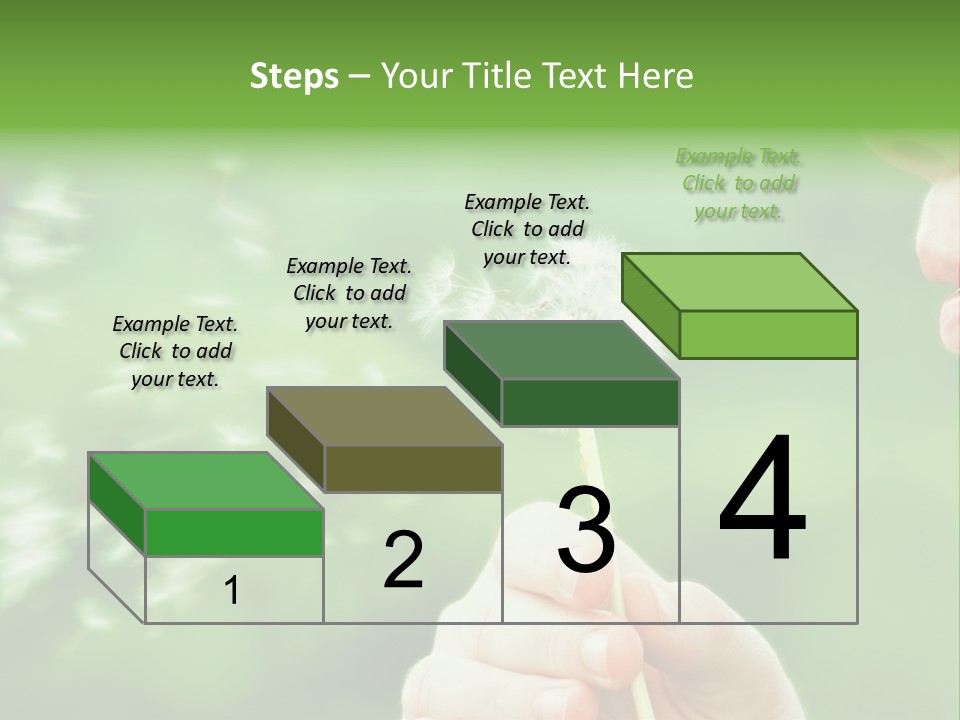 A Woman Blowing A Dandelion Powerpoint Presentation PowerPoint Template