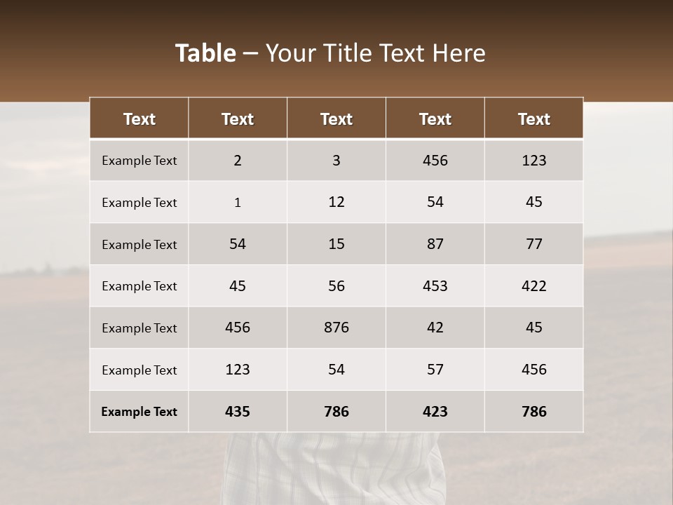 A Man Standing In A Field Looking At The Sky PowerPoint Template