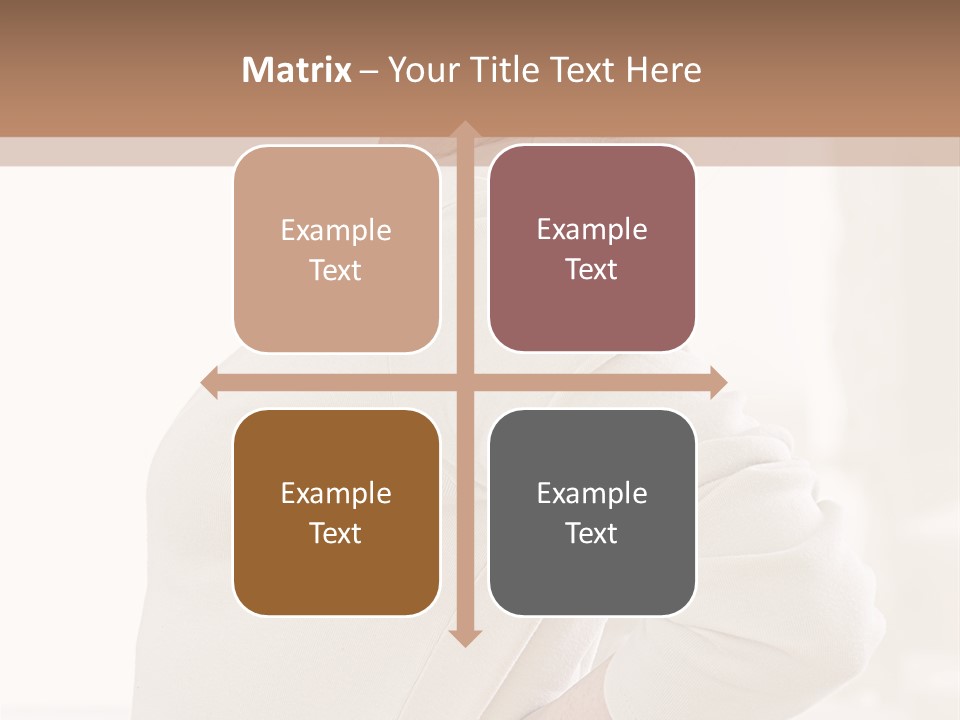 A Woman With Her Back To The Camera With Her Hands On Her Hips PowerPoint Template