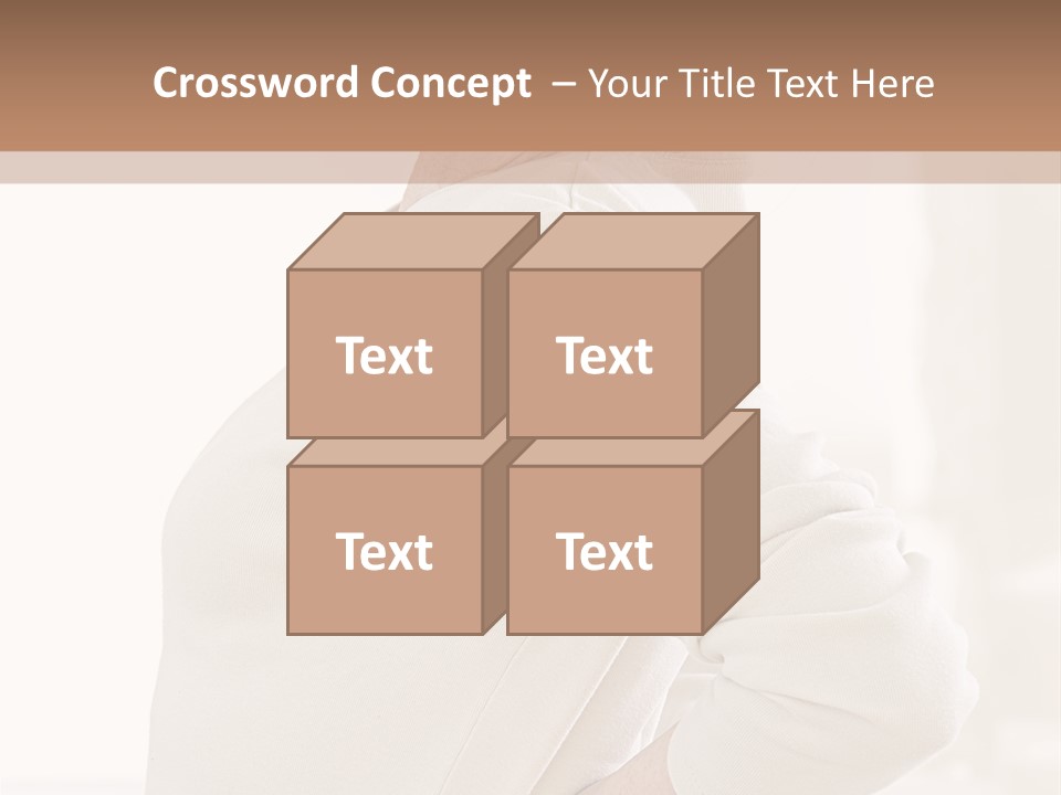 A Woman With Her Back To The Camera With Her Hands On Her Hips PowerPoint Template