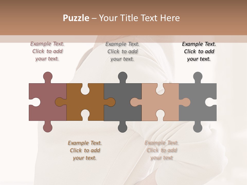 A Woman With Her Back To The Camera With Her Hands On Her Hips PowerPoint Template