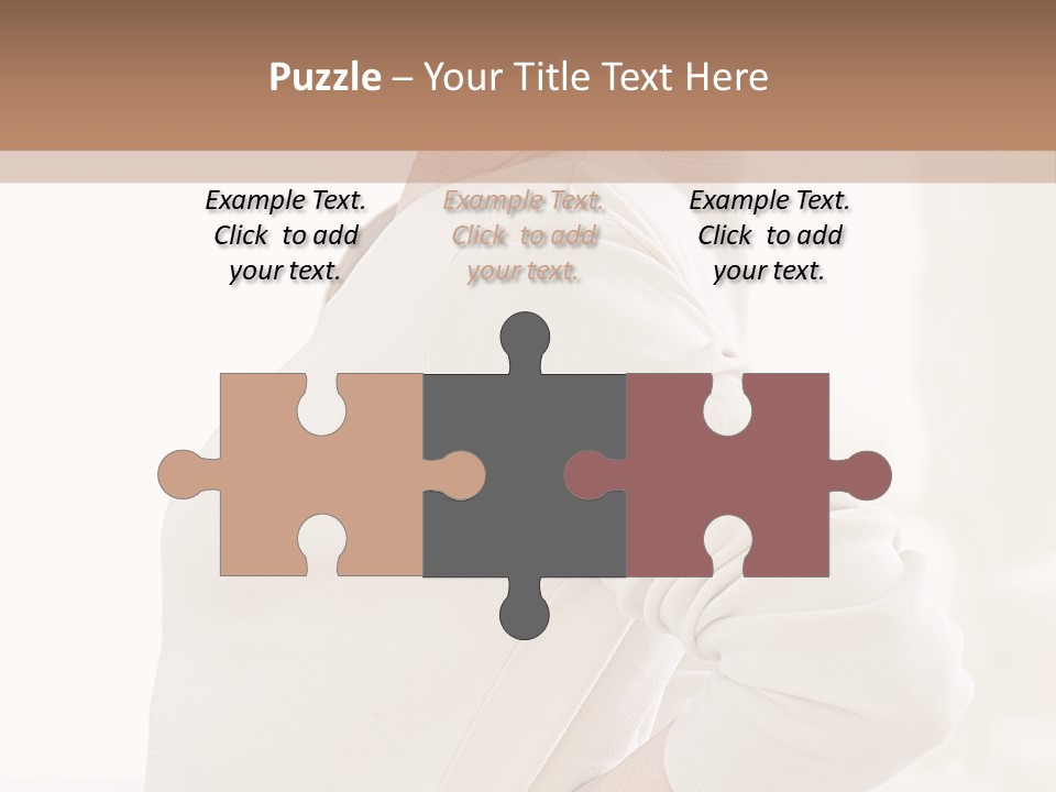 A Woman With Her Back To The Camera With Her Hands On Her Hips PowerPoint Template