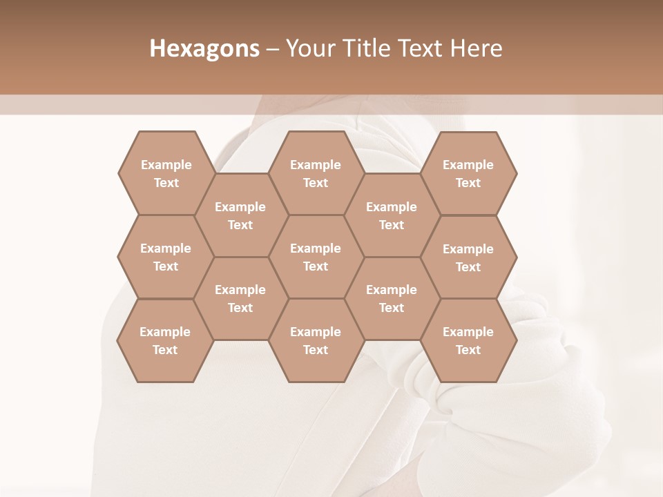 A Woman With Her Back To The Camera With Her Hands On Her Hips PowerPoint Template