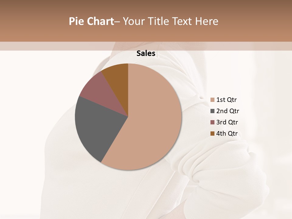 A Woman With Her Back To The Camera With Her Hands On Her Hips PowerPoint Template