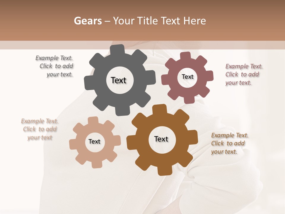 A Woman With Her Back To The Camera With Her Hands On Her Hips PowerPoint Template