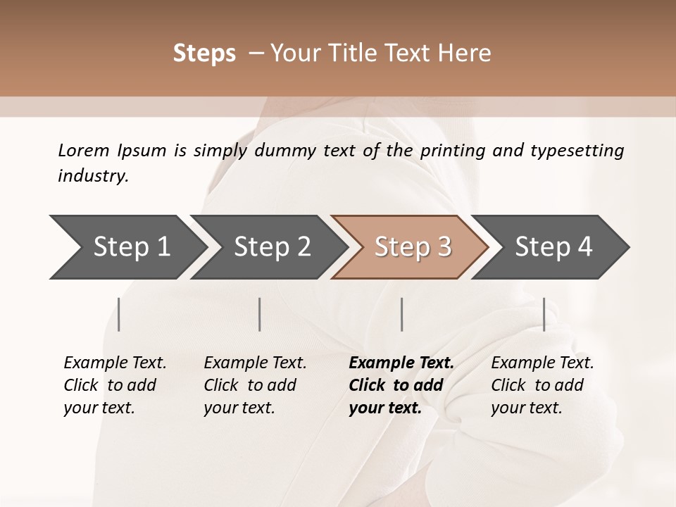 A Woman With Her Back To The Camera With Her Hands On Her Hips PowerPoint Template