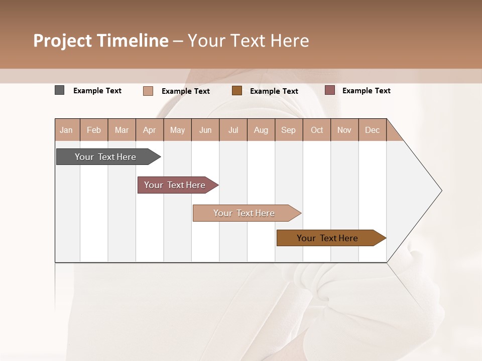 A Woman With Her Back To The Camera With Her Hands On Her Hips PowerPoint Template