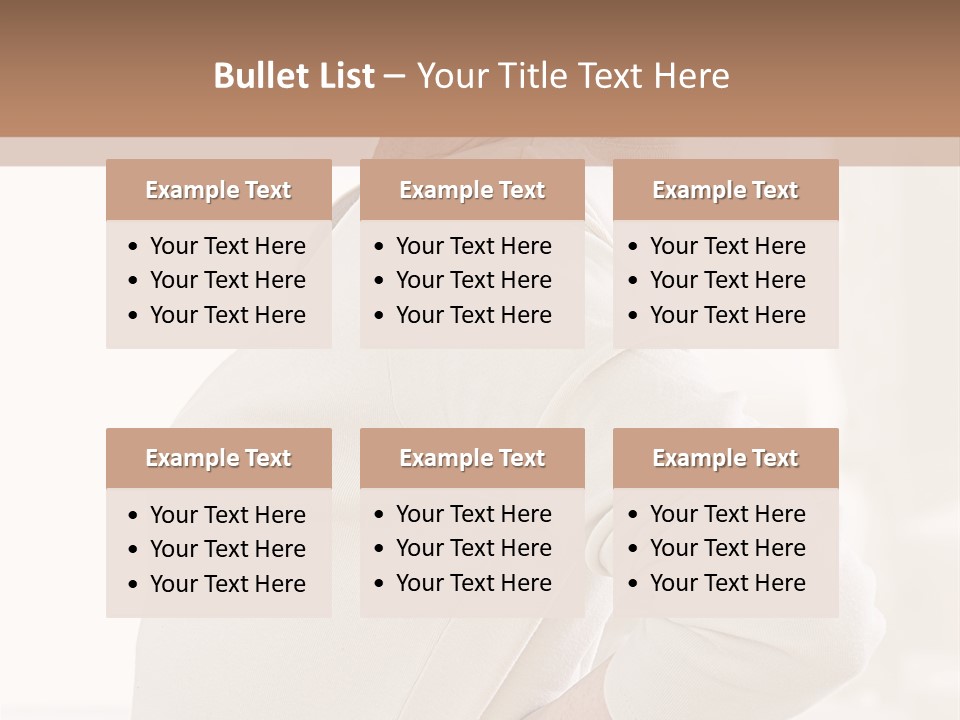 A Woman With Her Back To The Camera With Her Hands On Her Hips PowerPoint Template