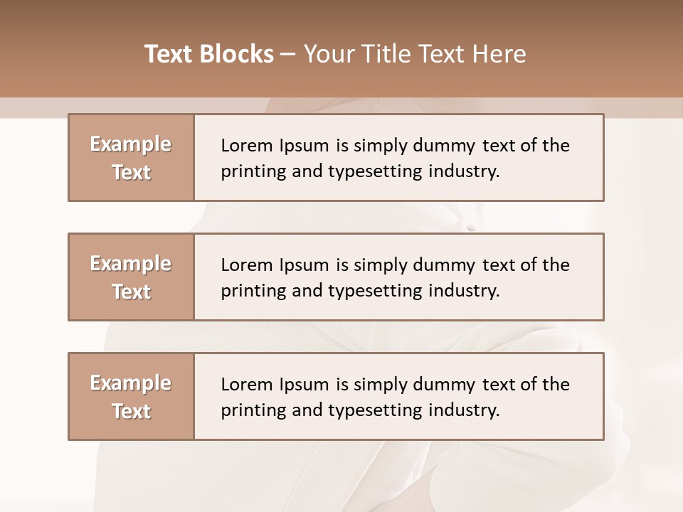 A Woman With Her Back To The Camera With Her Hands On Her Hips PowerPoint Template