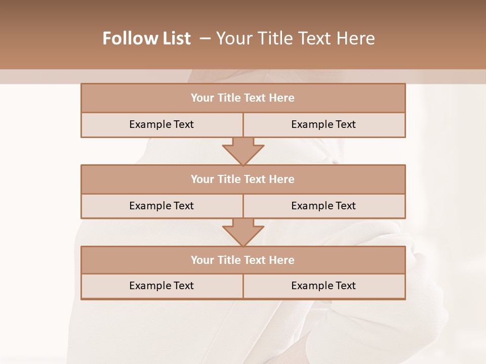 A Woman With Her Back To The Camera With Her Hands On Her Hips PowerPoint Template