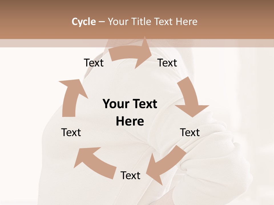 A Woman With Her Back To The Camera With Her Hands On Her Hips PowerPoint Template