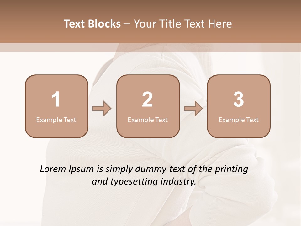 A Woman With Her Back To The Camera With Her Hands On Her Hips PowerPoint Template