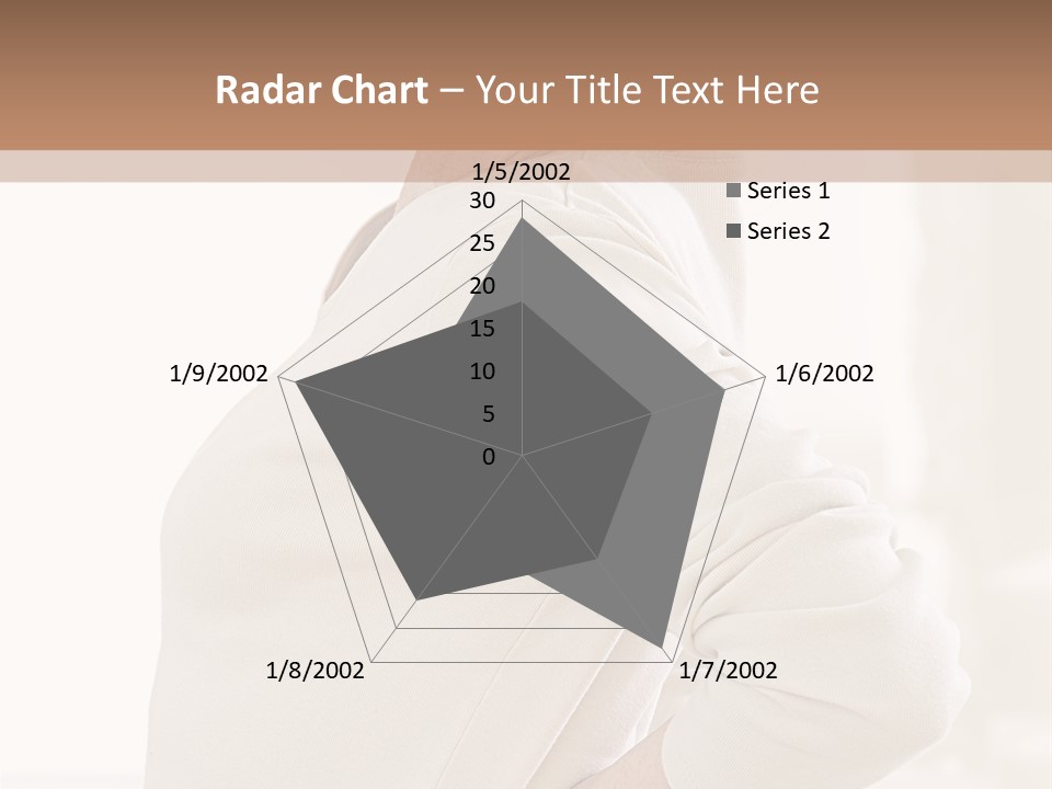 A Woman With Her Back To The Camera With Her Hands On Her Hips PowerPoint Template