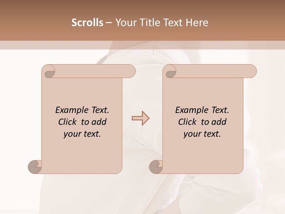 A Woman With Her Back To The Camera With Her Hands On Her Hips PowerPoint Template