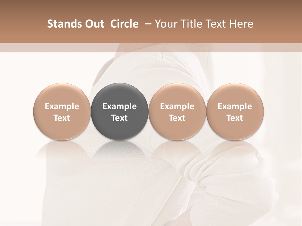 A Woman With Her Back To The Camera With Her Hands On Her Hips PowerPoint Template