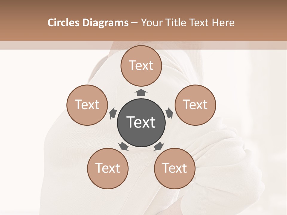 A Woman With Her Back To The Camera With Her Hands On Her Hips PowerPoint Template