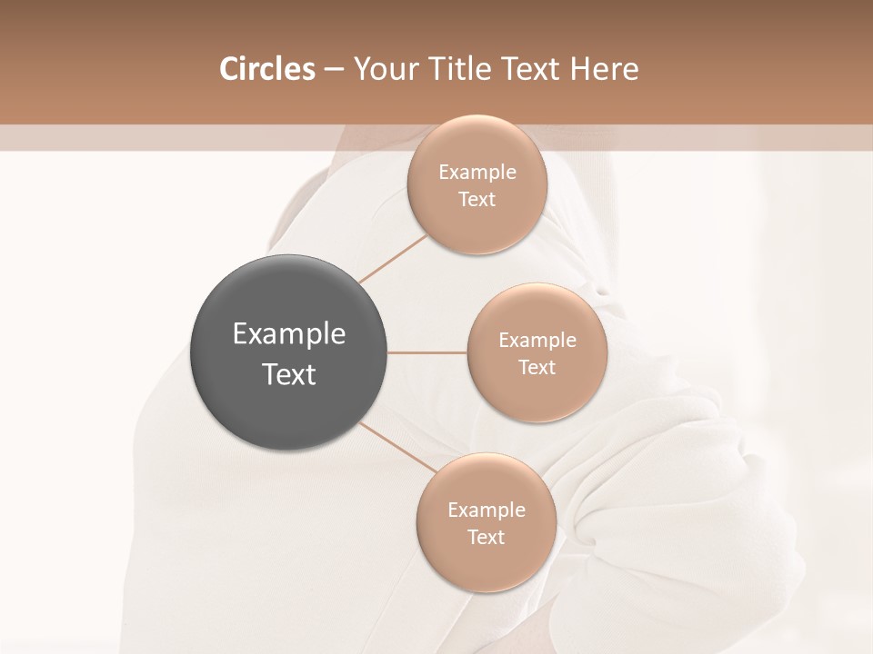 A Woman With Her Back To The Camera With Her Hands On Her Hips PowerPoint Template