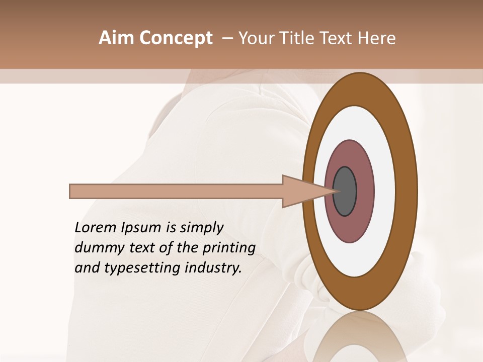 A Woman With Her Back To The Camera With Her Hands On Her Hips PowerPoint Template