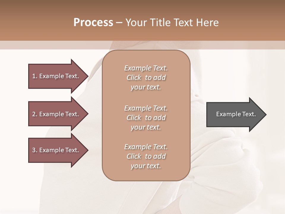 A Woman With Her Back To The Camera With Her Hands On Her Hips PowerPoint Template