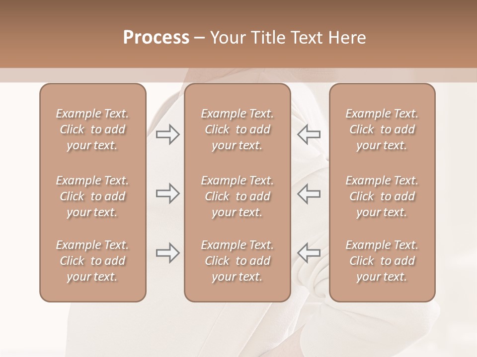 A Woman With Her Back To The Camera With Her Hands On Her Hips PowerPoint Template