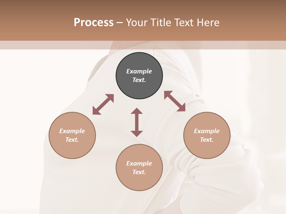 A Woman With Her Back To The Camera With Her Hands On Her Hips PowerPoint Template