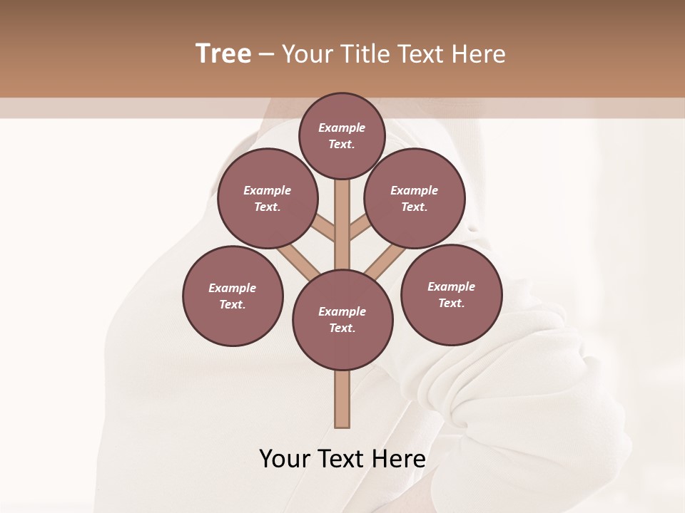 A Woman With Her Back To The Camera With Her Hands On Her Hips PowerPoint Template