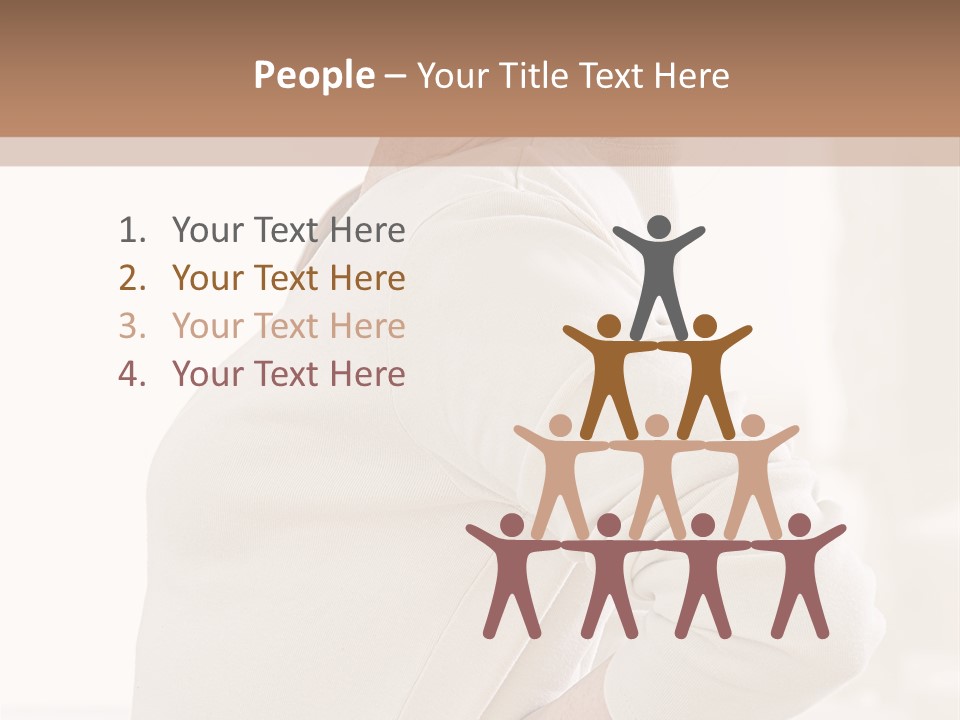 A Woman With Her Back To The Camera With Her Hands On Her Hips PowerPoint Template