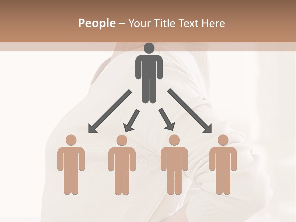 A Woman With Her Back To The Camera With Her Hands On Her Hips PowerPoint Template