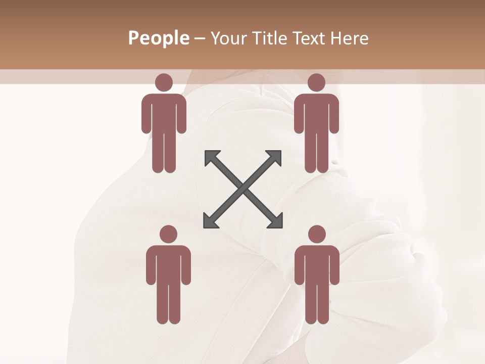 A Woman With Her Back To The Camera With Her Hands On Her Hips PowerPoint Template