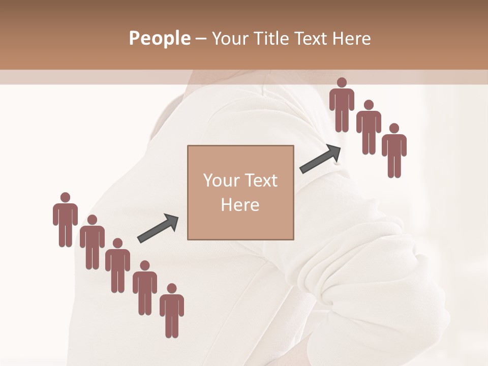 A Woman With Her Back To The Camera With Her Hands On Her Hips PowerPoint Template