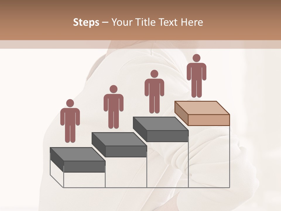 A Woman With Her Back To The Camera With Her Hands On Her Hips PowerPoint Template