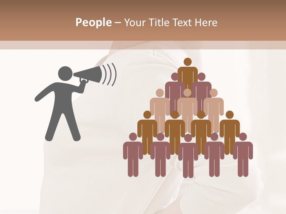 A Woman With Her Back To The Camera With Her Hands On Her Hips PowerPoint Template