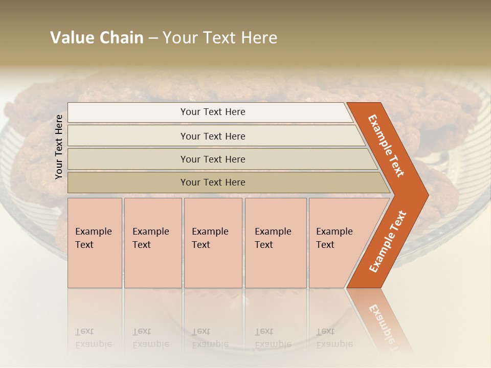 A Glass Plate Filled With Cookies On Top Of A Table PowerPoint Template