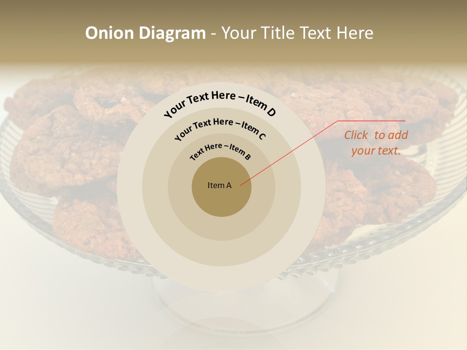 A Glass Plate Filled With Cookies On Top Of A Table PowerPoint Template