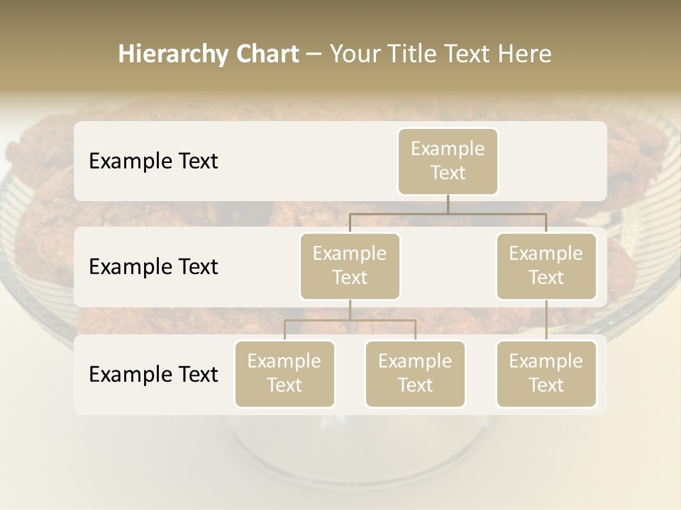 A Glass Plate Filled With Cookies On Top Of A Table PowerPoint Template
