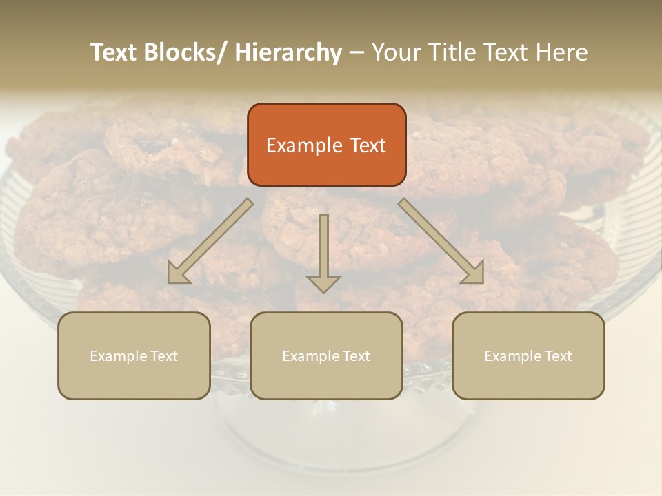 A Glass Plate Filled With Cookies On Top Of A Table PowerPoint Template