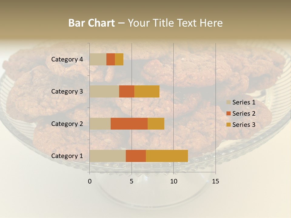 A Glass Plate Filled With Cookies On Top Of A Table PowerPoint Template